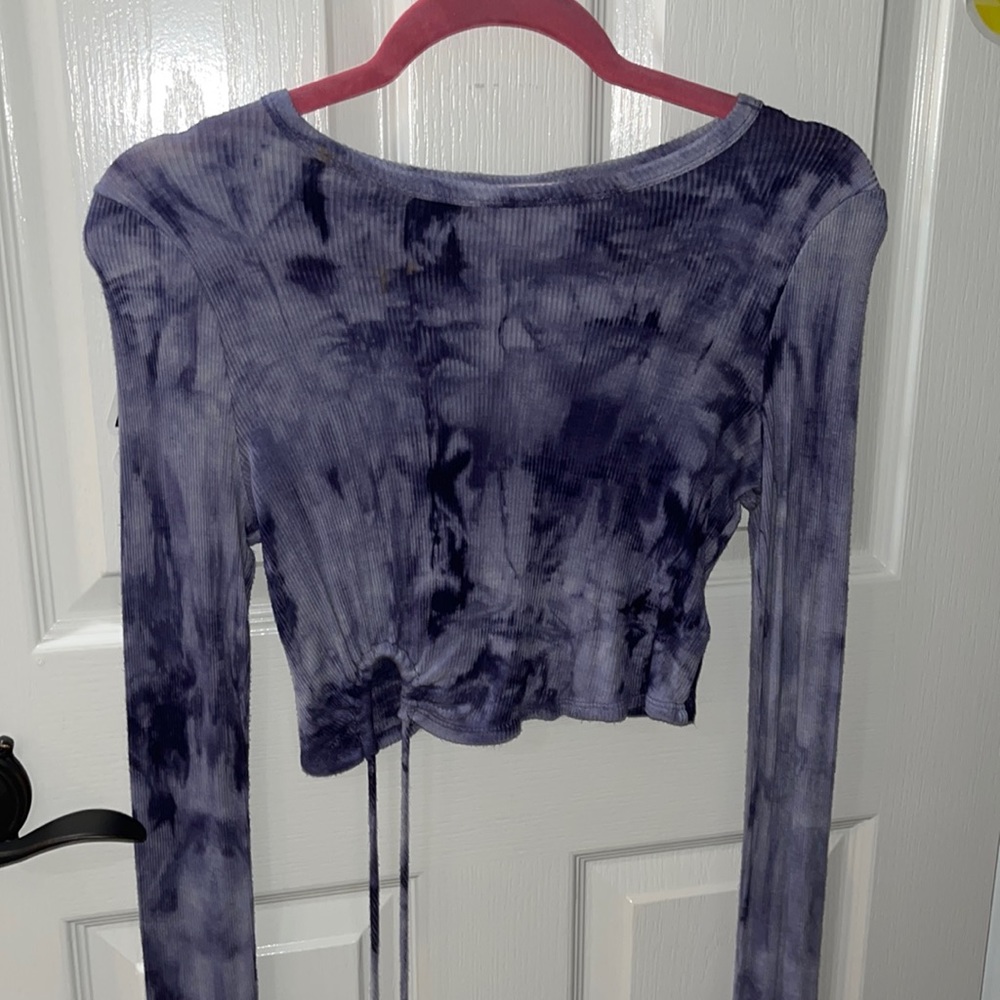 Tie die long sleeve